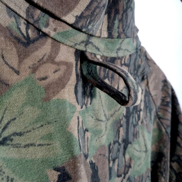 Ocoee Rabark Camouflage Jacket Men L Chamois Heavy Flannel Camo Zip Hunting Hunt - Picture 14 of 15